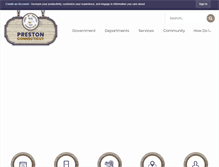 Tablet Screenshot of preston-ct.org